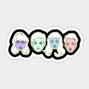 Creepy Kids Sticker